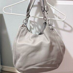 MICHAEL Michael Kors Light Gray Hobo Bag